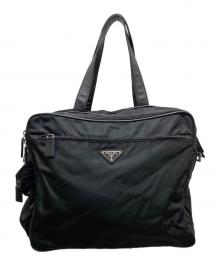 PRADA（プラダ）の古着「ナイロンハンドバッグ」｜ブラック