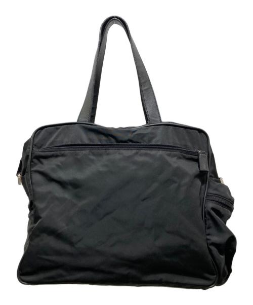 PRADA（プラダ）PRADA (プラダ) ナイロンハンドバッグ ブラックの古着・服飾アイテム