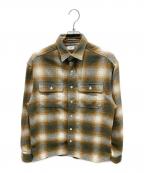 RHC Ron Hermanアールエイチシー ロンハーマン）の古着「Nep Checked Shirt」｜ホワイト×グレー