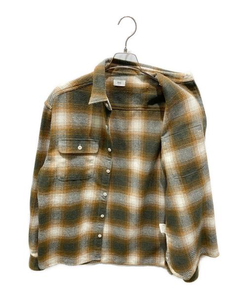 RHC Ron Herman（アールエイチシー ロンハーマン）RHC Ron Herman (アールエイチシー ロンハーマン) Nep Checked Shirt ホワイト×グレー サイズ:Ｍの古着・服飾アイテム