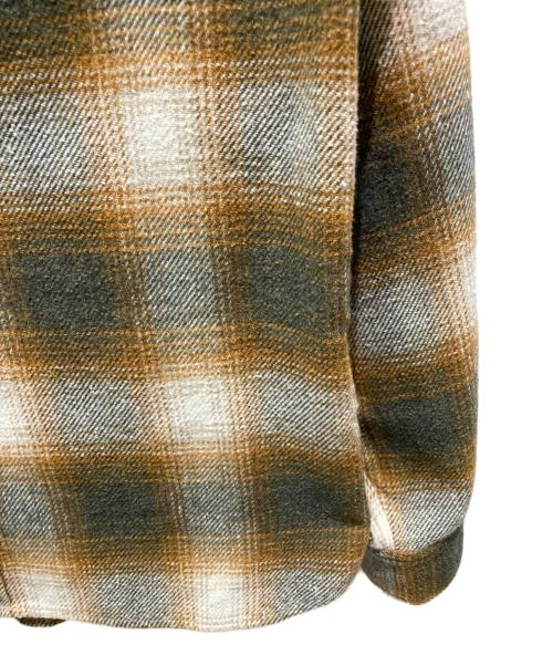 RHC Ron Herman（アールエイチシー ロンハーマン）RHC Ron Herman (アールエイチシー ロンハーマン) Nep Checked Shirt ホワイト×グレー サイズ:Ｍの古着・服飾アイテム