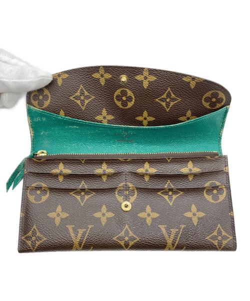 LOUIS VUITTON（ルイ ヴィトン）LOUIS VUITTON (ルイ ヴィトン) 長財布　モノグラム　ポルトフォイユ・エミリー ヴェールの古着・服飾アイテム