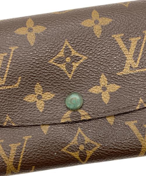 LOUIS VUITTON（ルイ ヴィトン）LOUIS VUITTON (ルイ ヴィトン) 長財布　モノグラム　ポルトフォイユ・エミリー ヴェールの古着・服飾アイテム