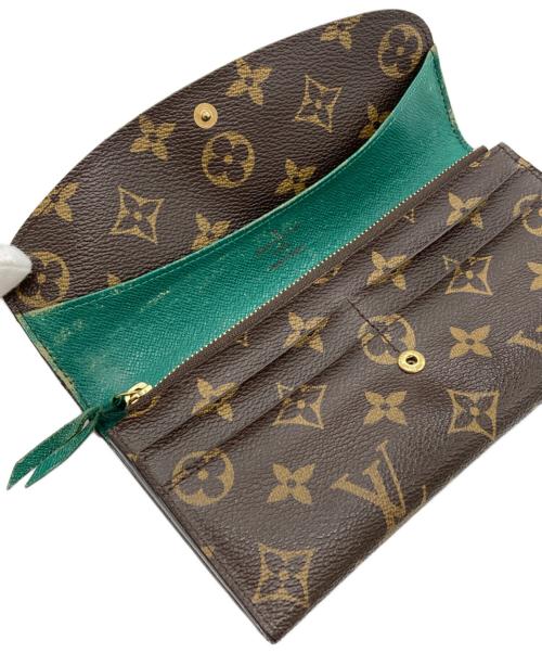 LOUIS VUITTON（ルイ ヴィトン）LOUIS VUITTON (ルイ ヴィトン) 長財布　モノグラム　ポルトフォイユ・エミリー ヴェールの古着・服飾アイテム