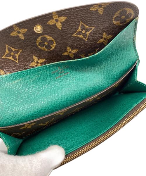 LOUIS VUITTON（ルイ ヴィトン）LOUIS VUITTON (ルイ ヴィトン) 長財布　モノグラム　ポルトフォイユ・エミリー ヴェールの古着・服飾アイテム
