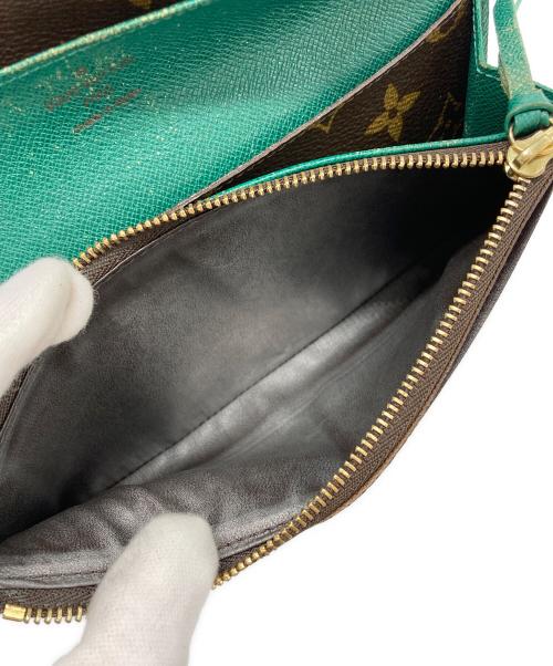 LOUIS VUITTON（ルイ ヴィトン）LOUIS VUITTON (ルイ ヴィトン) 長財布　モノグラム　ポルトフォイユ・エミリー ヴェールの古着・服飾アイテム