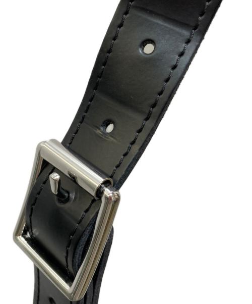 Dr.Martens（ドクターマーチン）Dr.Martens (ドクターマーチン) ダブルベルトショルダーバッグ ブラックの古着・服飾アイテム
