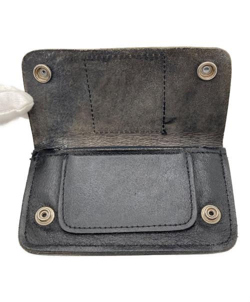 HARLEY-DAVIDSON（ハーレーダビッドソン）HARLEY-DAVIDSON (ハーレーダビッドソン) イーグルダブルスナップボタンウォレット ブラックの古着・服飾アイテム