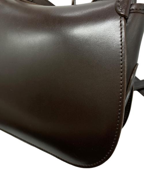 leather craft by emi（レザークラフトバイエミ）leather craft by emi (レザークラフトバイエミ) サドルバッグ ブラウンの古着・服飾アイテム