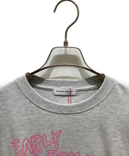 MAISON SPECIAL（メゾンスペシャル）MAISON SPECIAL (メゾンスペシャル) EARLYROMANCE Long Sleeve T-shirt/ グレー サイズ:FREEの古着・服飾アイテム