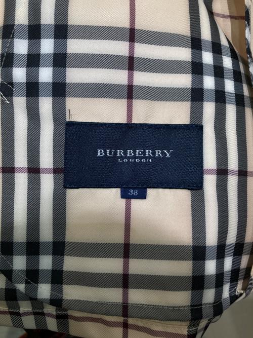 BURBERRY LONDON（バーバリーロンドン）BURBERRY LONDON (バーバリーロンドン) ハーフトレンチノバチェックコート ベージュ サイズ:38の古着・服飾アイテム