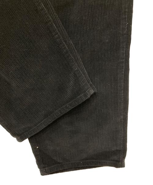 stussy（ステューシー）stussy (ステューシー) Corduroy Big OL ブラック サイズ:32の古着・服飾アイテム