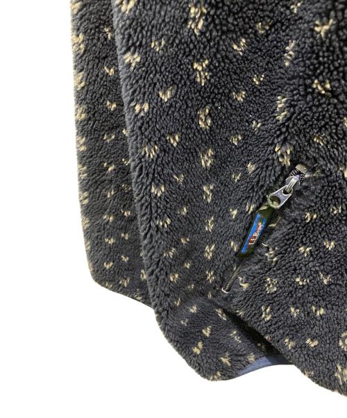 L.L.Bean（エルエルビーン）L.L.Bean (エルエルビーン) バーズアイフリースジャケット ネイビー サイズ:記載なしの為実寸参照の古着・服飾アイテム