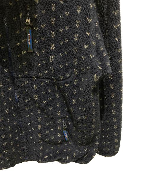 L.L.Bean（エルエルビーン）L.L.Bean (エルエルビーン) バーズアイフリースジャケット ネイビー サイズ:記載なしの為実寸参照の古着・服飾アイテム