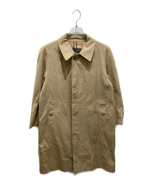 Burberry's（バーバリー）Burberry's (バーバリー) 裏ノバチェックステンカラーコート ベージュ サイズ:Ｍの古着・服飾アイテム