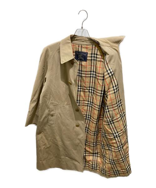 Burberry's（バーバリー）Burberry's (バーバリー) 裏ノバチェックステンカラーコート ベージュ サイズ:Ｍの古着・服飾アイテム