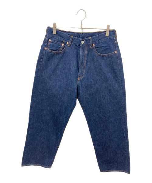 BEAMS（ビームス）BEAMS (ビームス) Wide Denim Pants インディゴ サイズ:Ｍの古着・服飾アイテム