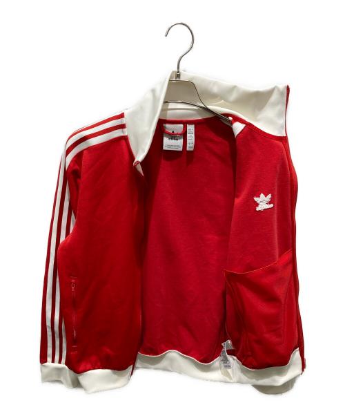 adidas（アディダス）adidas (アディダス) ベッケンバウアートラックジャケット レッド サイズ:Ｌの古着・服飾アイテム