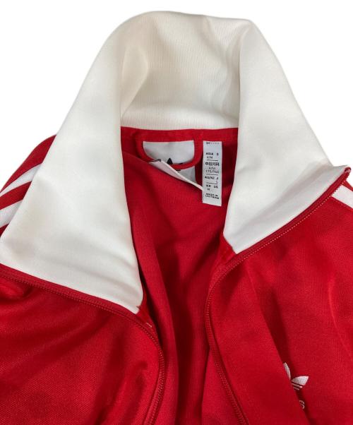adidas（アディダス）adidas (アディダス) ベッケンバウアートラックジャケット レッド サイズ:Ｌの古着・服飾アイテム