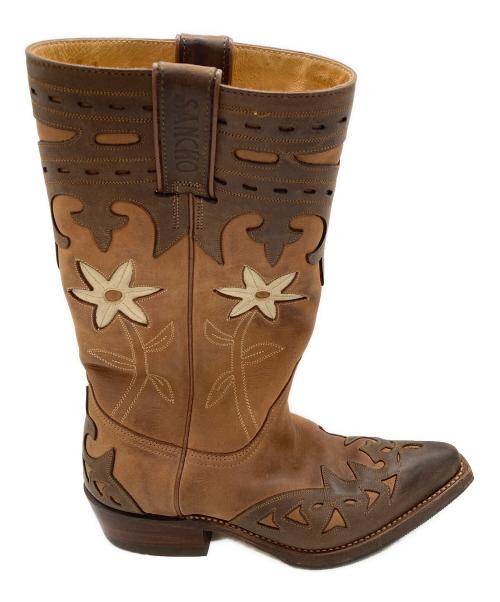 SANCHO BOOTS（サンチョブーツ）SANCHO BOOTS (サンチョブーツ) ウェスタンブーツ ブラウン サイズ:37の古着・服飾アイテム