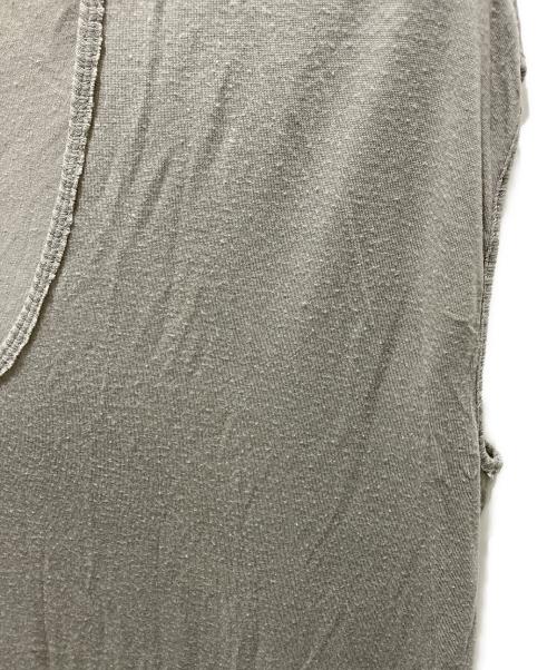 RICK OWENS（リックオウエンス）RICK OWENS (リックオウエンス) ノースリーブカットソー グレー サイズ:38の古着・服飾アイテム