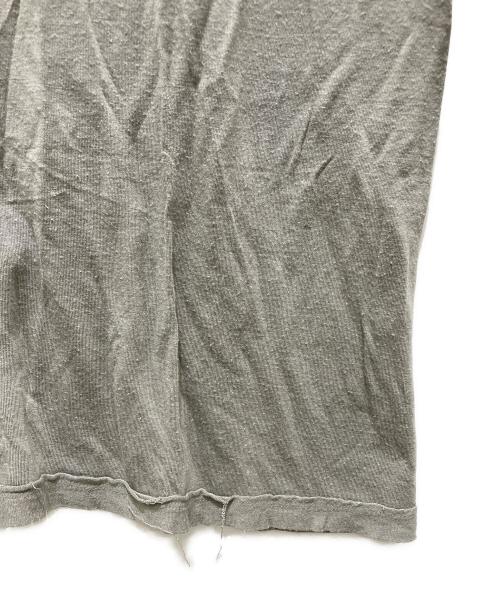 RICK OWENS（リックオウエンス）RICK OWENS (リックオウエンス) ノースリーブカットソー グレー サイズ:38の古着・服飾アイテム