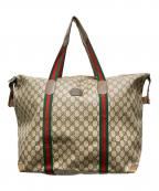 GUCCIグッチ）の古着「トートバッグ　GGスプリーム」｜ベージュ