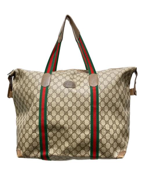 GUCCI（グッチ）GUCCI (グッチ) トートバッグ　GGスプリーム ベージュの古着・服飾アイテム