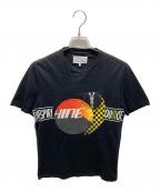 Maison Margielaメゾンマルジェラ）の古着「パッチワークロックTシャツ」｜ブラック