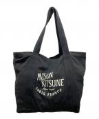 maison kitsuneメゾンキツネ）の古着「トートバッグ」｜ブラック