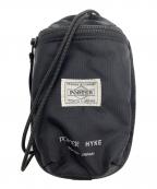 PORTER×HYKEポーター×ハイク）の古着「ショルダーポーチ」｜ブラック