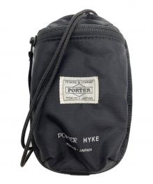 PORTER×HYKE（ポーター×ハイク）の古着「ショルダーポーチ」｜ブラック