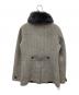 BURBERRY LONDON (バーバリーロンドン) 襟フォックスヘリンボーンショートコート グレー サイズ:40：25000円