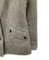 中古・古着 BURBERRY LONDON (バーバリーロンドン) 襟フォックスヘリンボーンショートコート グレー サイズ:40：25000円