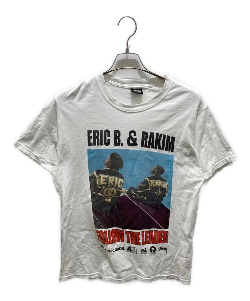 stussy（ステューシー）stussy (ステューシー) ERIC B. & RAKIM FOLLOW THE LEADER TEE ホワイト サイズ:Ｍの古着・服飾アイテム