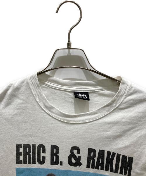 stussy（ステューシー）stussy (ステューシー) ERIC B. & RAKIM FOLLOW THE LEADER TEE ホワイト サイズ:Ｍの古着・服飾アイテム