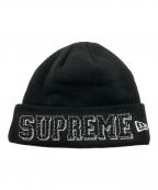 SUPREME×New Eraシュプリーム×ニューエラ）の古着「Gems Beanie」｜ブラック