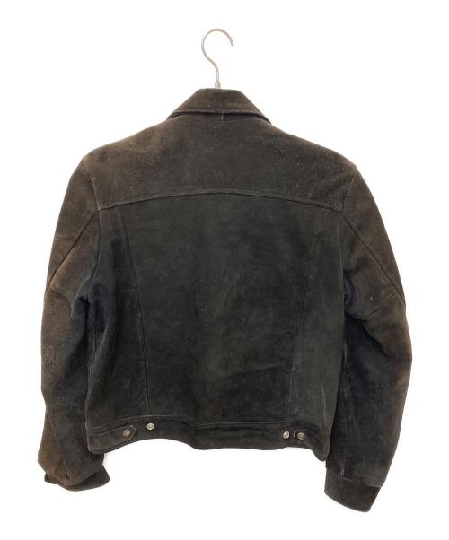 Schott（ショット）Schott (ショット) スウェードトラッカージャケット ブラウン サイズ:42の古着・服飾アイテム