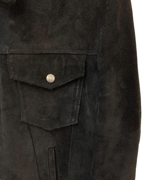 Schott（ショット）Schott (ショット) スウェードトラッカージャケット ブラウン サイズ:42の古着・服飾アイテム