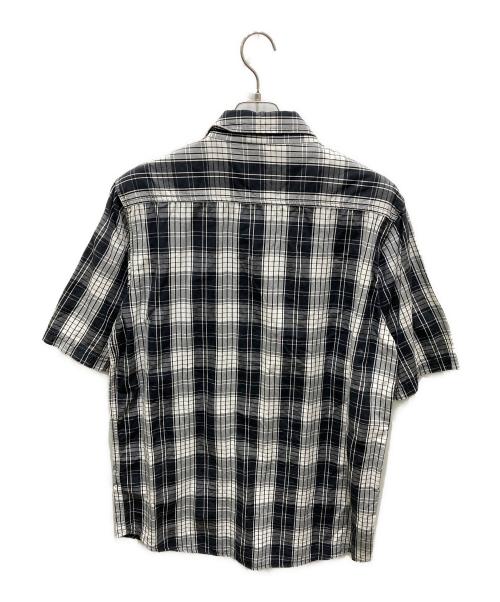 stussy（ステューシー）stussy (ステューシー) チェック半袖シャツ ブラック サイズ:XLの古着・服飾アイテム