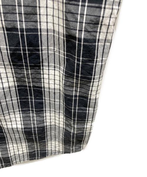 stussy（ステューシー）stussy (ステューシー) チェック半袖シャツ ブラック サイズ:XLの古着・服飾アイテム