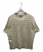 SEDAN ALL-PURPOSEセダンオールパーパス）の古着「Striped S/S Tee」｜ベージュ