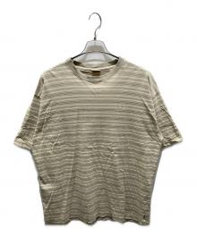 SEDAN ALL-PURPOSE（セダンオールパーパス）の古着「Striped S/S Tee」｜ベージュ