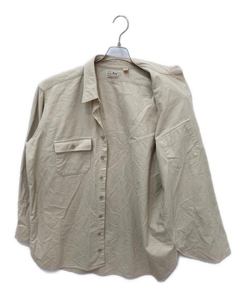 L.L.Bean（エルエルビーン）L.L.Bean (エルエルビーン) CHAMOIS CLOTH SHIRT ベージュ サイズ:17 1/2の古着・服飾アイテム