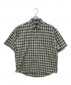 PENDLETONペンドルトン）の古着「半袖シャツ」｜ホワイト×グリーン