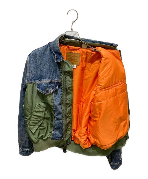 LEVI'S PReMIUM（リーバイス プレミアム）LEVI'S PReMIUM (リーバイス プレミアム) ハイブリッドトラッカー ジャケット インディゴ サイズ:Ｌの古着・服飾アイテム