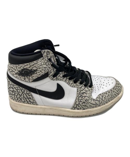 NIKE（ナイキ）NIKE (ナイキ) AIR JORDAN 1 RETRO HIGH OG グレー サイズ:26.5の古着・服飾アイテム
