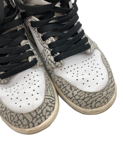 NIKE（ナイキ）NIKE (ナイキ) AIR JORDAN 1 RETRO HIGH OG グレー サイズ:26.5の古着・服飾アイテム