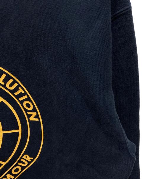 Hysteric Glamour（ヒステリックグラマー）Hysteric Glamour (ヒステリックグラマー) SOUND REVOLUTION オーバーサイズスウェット ネイビー サイズ:Ｌの古着・服飾アイテム