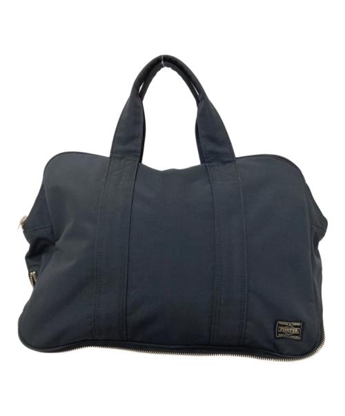 PORTER（ポーター）PORTER (ポーター) ニューエレガンスハンドバッグ ネイビーの古着・服飾アイテム